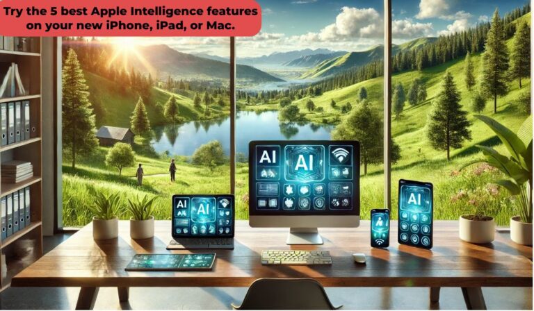 Try the 5 best Apple Intelligence features on your new iPhone, iPad, or Mac.