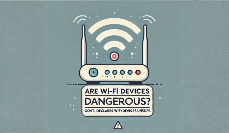 Are Wi-Fi Devices Dangerous Govt. Declares Wi-Fi Devices Unsafe