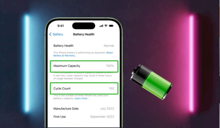 Find Your iPhone's Battery Cycle Count