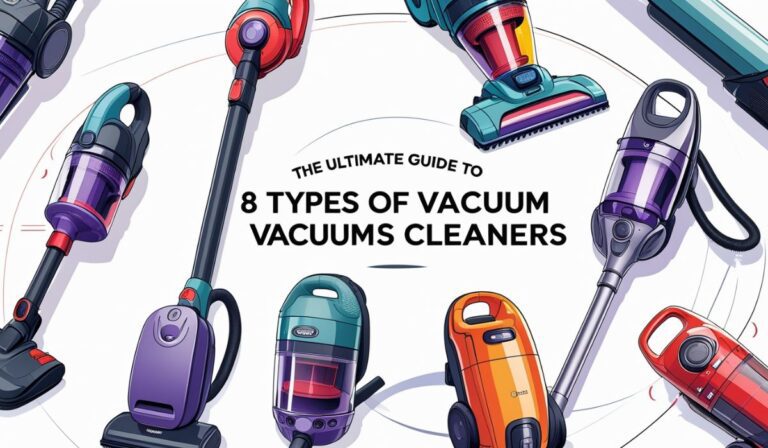 The Ultimate Guide to 8 Types of Vacuum Cleaners